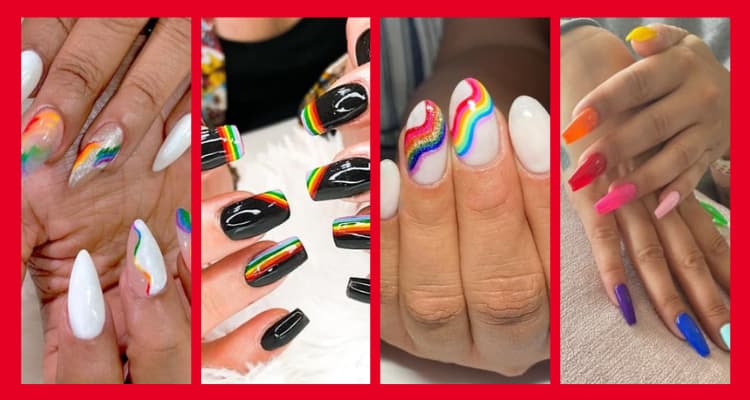 Diseños de uñas ¡1.000 ideas en imágenes! 115 9 Diseños de Uñas para celebrar el mes del orgullo lgtbi