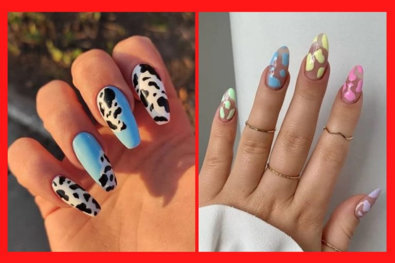 Diseños de uñas ¡1.000 ideas en imágenes! 12 Bellos Diseños de Uñas con Estampado de vaca que Amarás