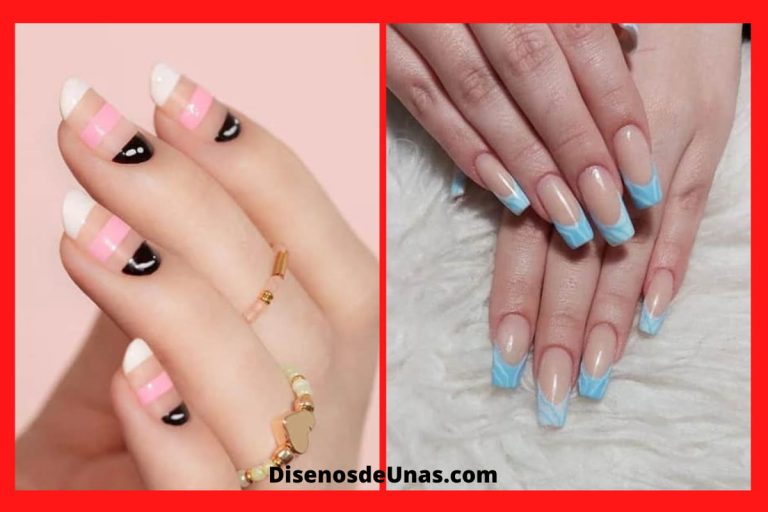 Diseños de uñas ¡1.000 ideas en imágenes! 61 Diseños de Puntas Francesas ¡Fantásticas Ideas para tus Uñas!