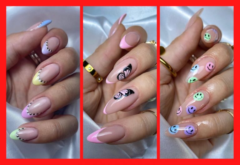 Diseños de uñas ¡1.000 ideas en imágenes! 33 Diseños en Uñas Almendradas-1