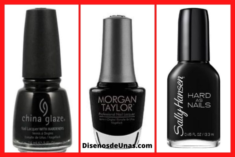 Diseños de uñas ¡1.000 ideas en imágenes! 69 Esmaltes de Uñas Color Negro ¡La Mejor Guía de Compra!