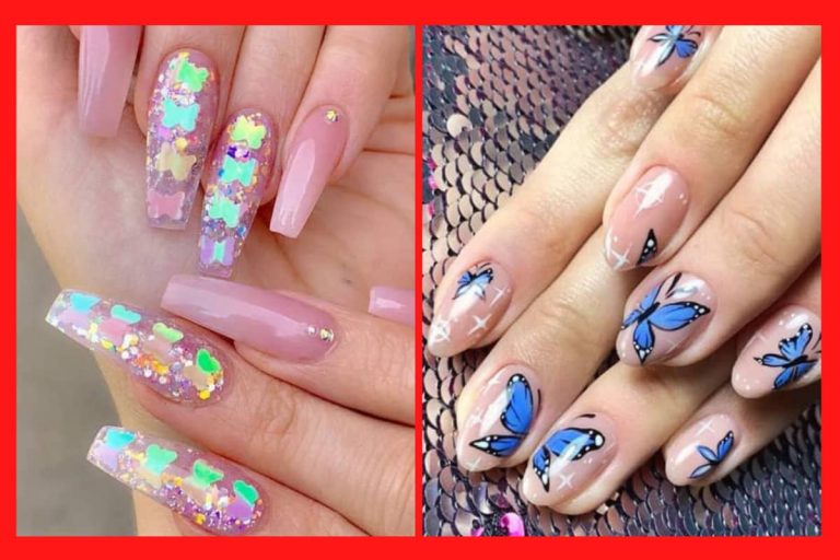 Diseños de uñas ¡1.000 ideas en imágenes! 13 Espectaculares Diseños de Uñas de Mariposa que debes Usar