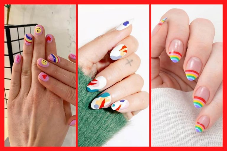 Diseños de uñas ¡1.000 ideas en imágenes! 114 Lindos Diseños de Uñas para Representar el Orgullo LGTBI