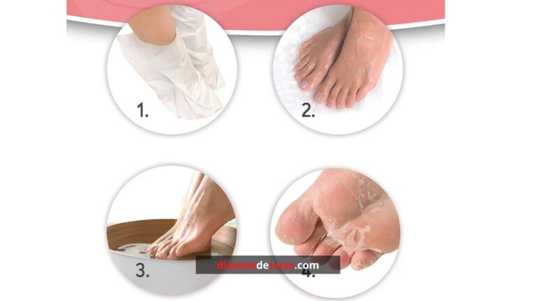 Diseños de uñas ¡1.000 ideas en imágenes! 24 Mascarilla Exfoliante para pies con callos, secos y escamosos