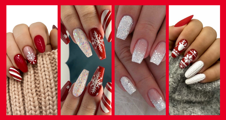 Diseños de uñas ¡1.000 ideas en imágenes! 87 Mejores Ideas de Uñas con temática Navideña 2020-2021