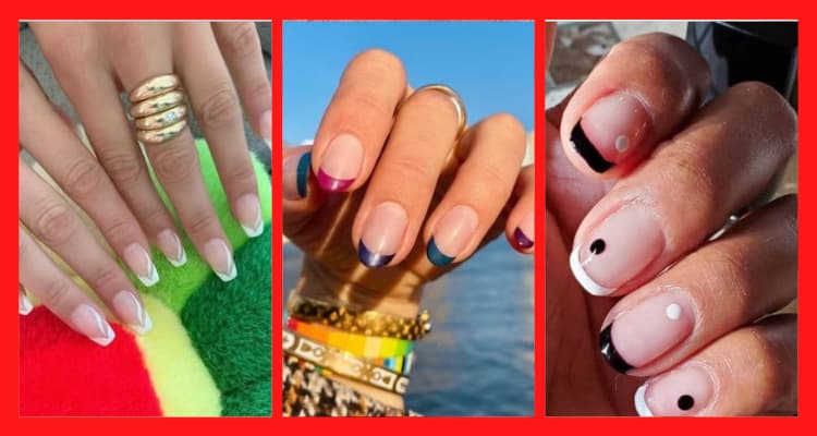 Diseños de uñas ¡1.000 ideas en imágenes! 65 Modernizar la Manicura Francesa Clásica