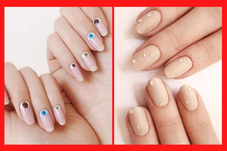 Diseños de uñas ¡1.000 ideas en imágenes! 48 Uñas Desnudas ¡Novedosos Diseños que están en Tendencia!