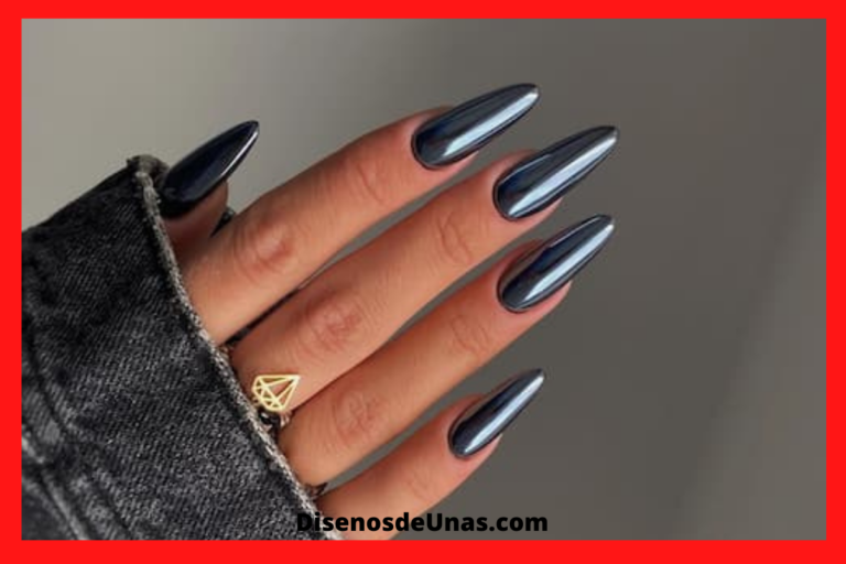 Diseños de uñas ¡1.000 ideas en imágenes! 4 Uñas de Charol Estilo y Brillo en Cada Uña